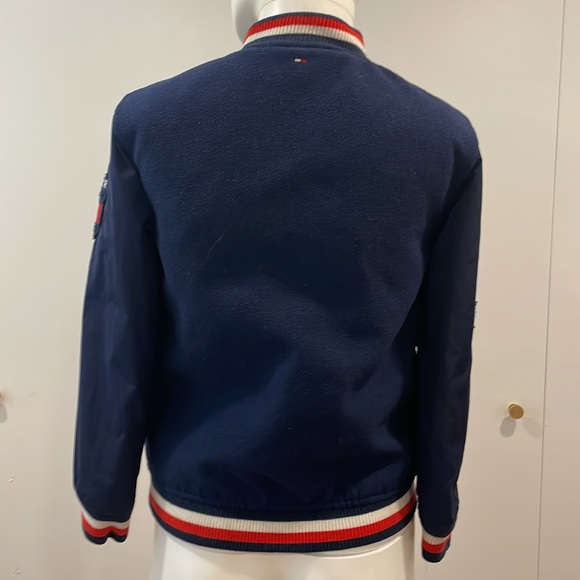 Vintage Tommy Hilfiger Navy/Red Bomber SzSm - Picture 9 of 16